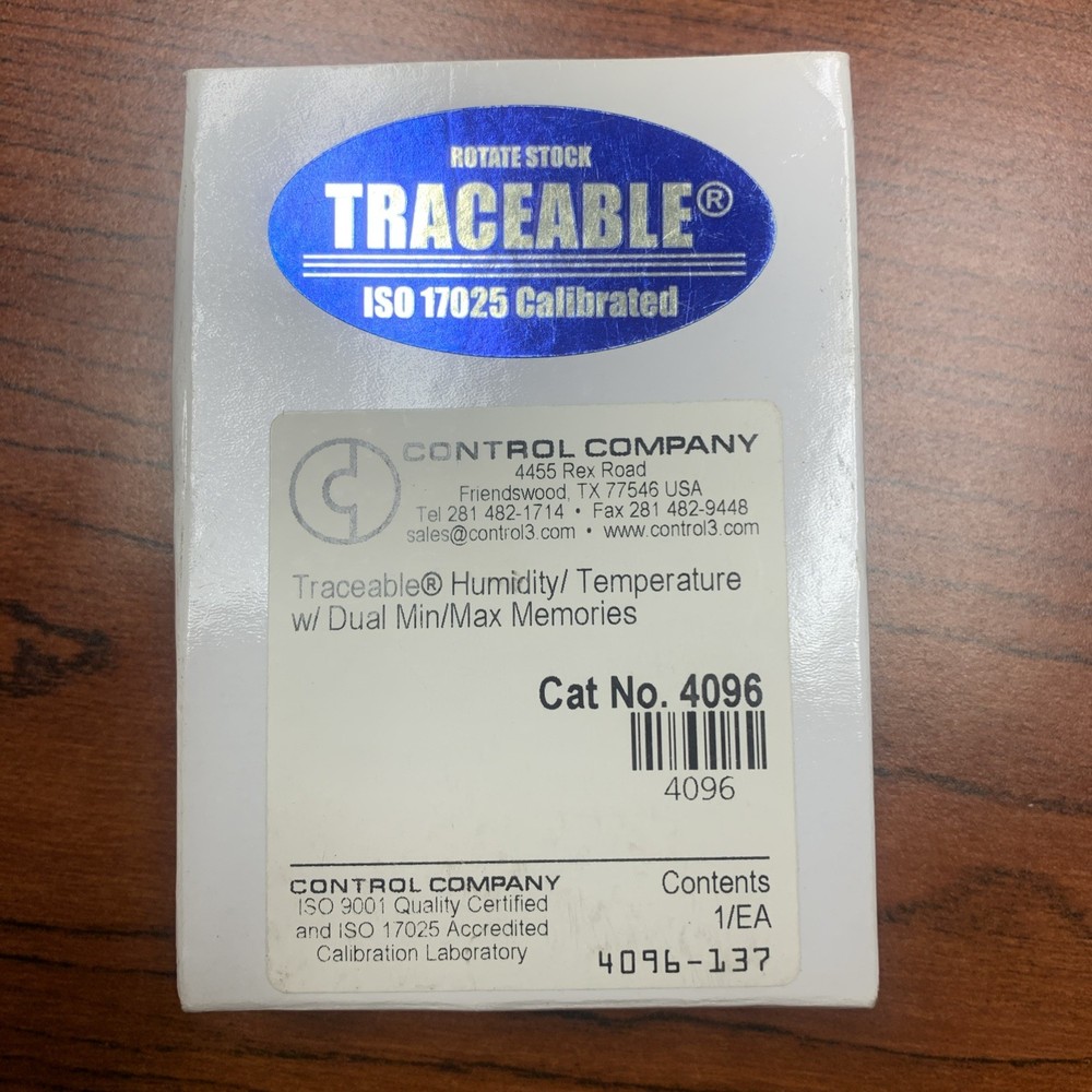 Traceable Humidity/Temperture Monitor