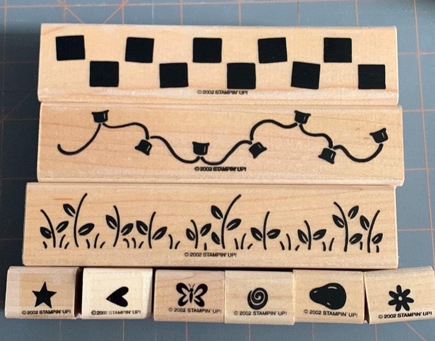 Stampin up Border Builders Rubber Stamp Set