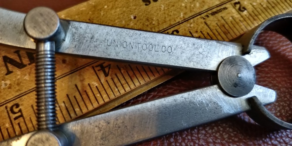 Vintage UNION 8" #12 Outside Calipers Largest size