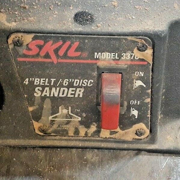 SKIL SANDER 4" BELT/ 6" DISC SANDER MODEL 3370
