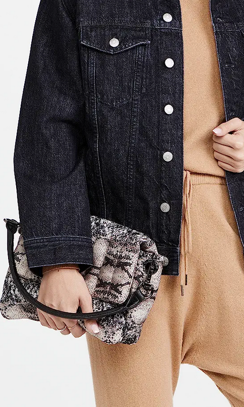 Think Royln Bar Bag Natural Python