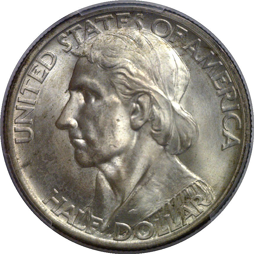 1936-D Boone Commemorative Half Dollar PCGS MS-66