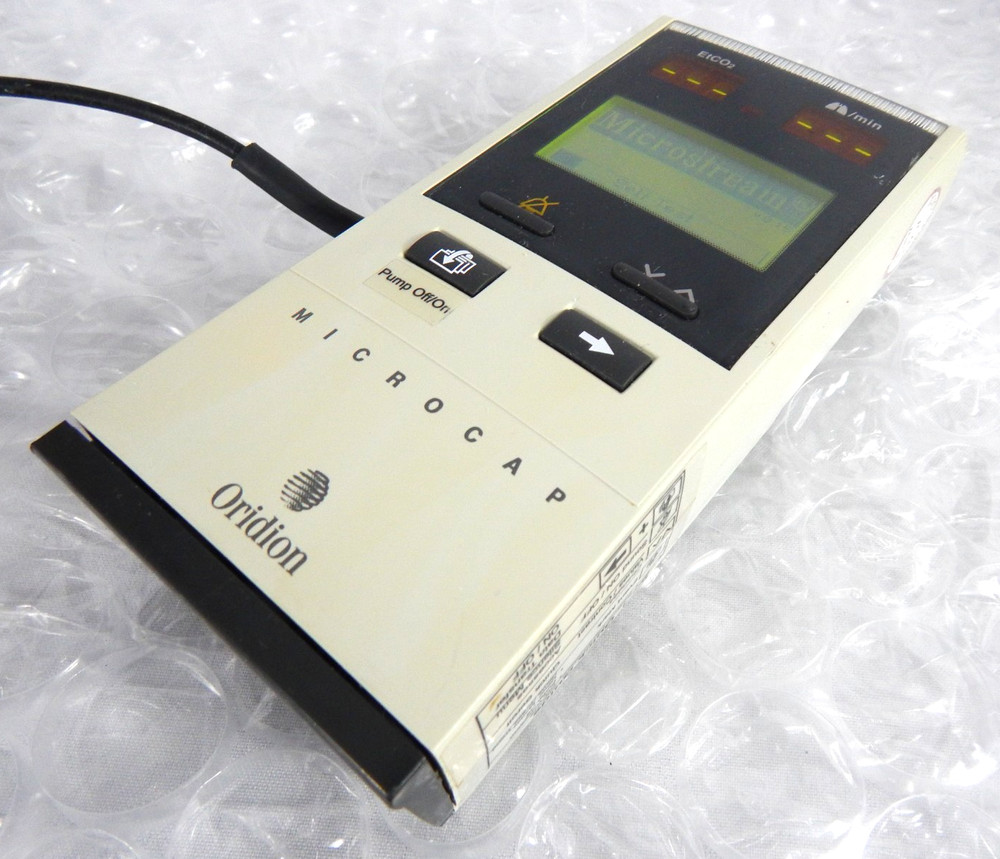 ORIDION MICROCAP HANDHELD CAPNOGRAPH S/N 174