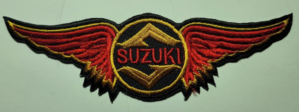 Suzuki Motor Cycle (iron on) patch