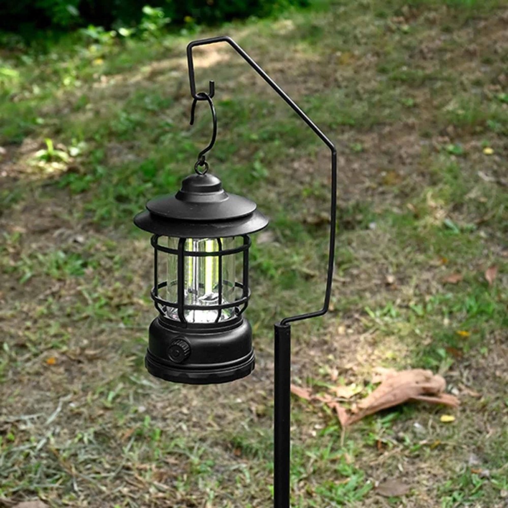 Camping Table Lantern Holder Portable Folding Table Lamp Pole
