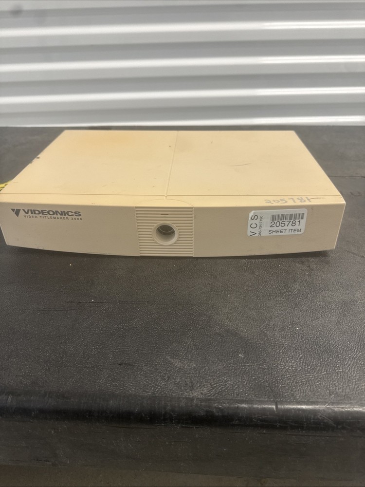 VIDEONICS, TM3000NTSC, VIDEO TITLEMAKER 3000
