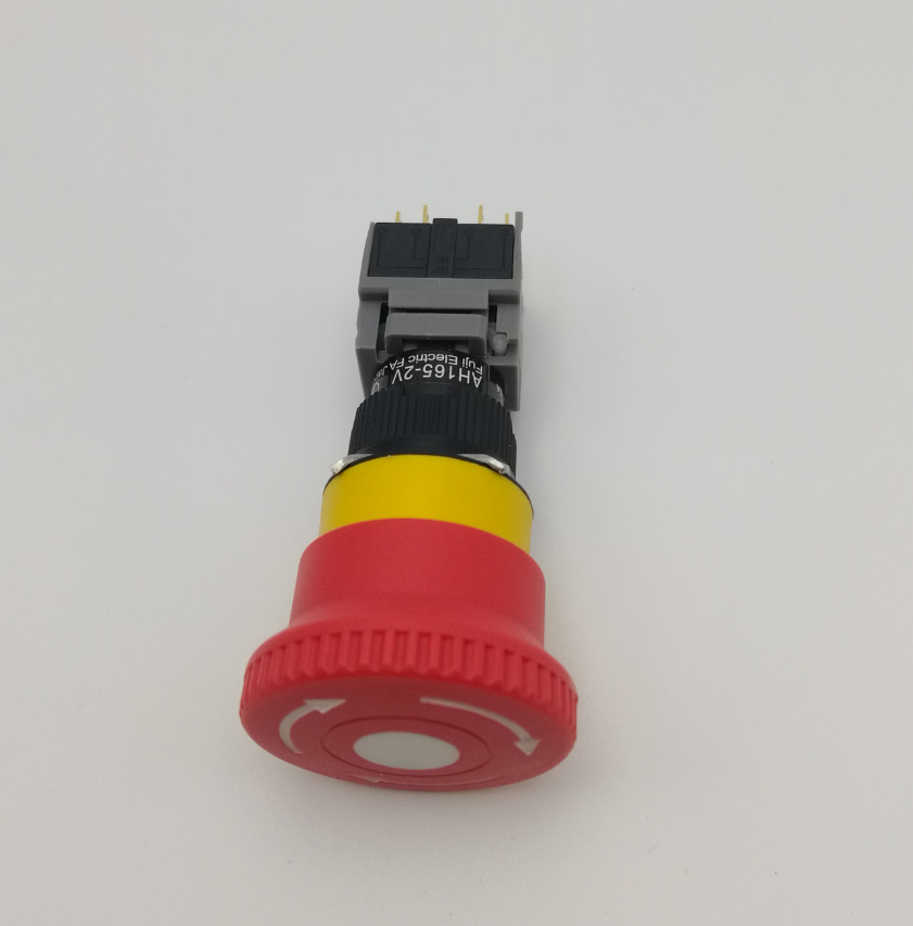 1PC New Fuji Emergency stop button switch AH165-2V