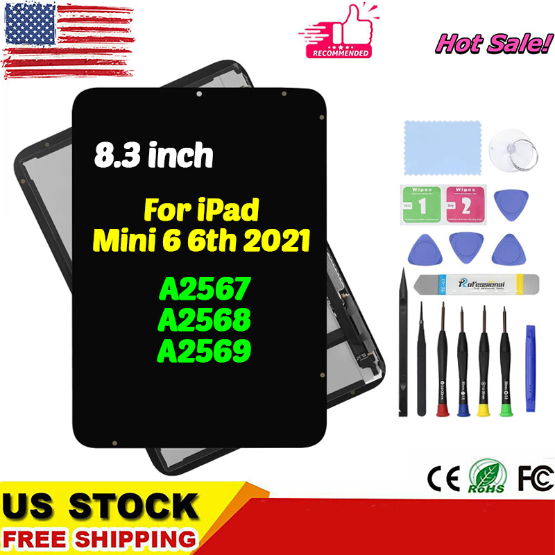 Screen Replacement for iPad Mini 6 6th 2021 A2567 A2568 A2569 LCD Screen Display