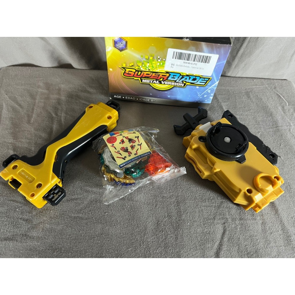 Super Blade Metal Version Bey Battle Evolution Starter Set Gift for Boy Toy