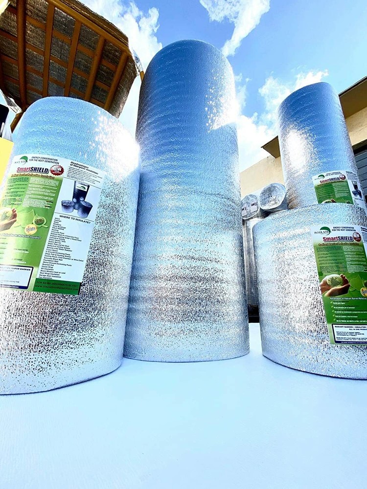 SmartSHIELD -5mm 48"X50ft Reflective Insulation Roll, Foam Core Radiant Barrier