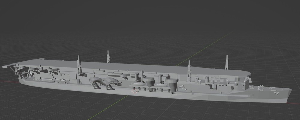 1:1800 IJN Ryujo Aircraft Carrier