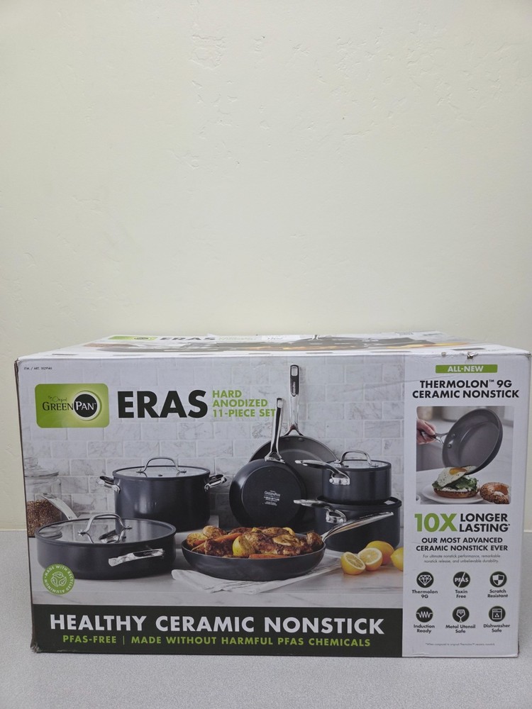 GreenPan 11pc cookware Set ERAS, Blue