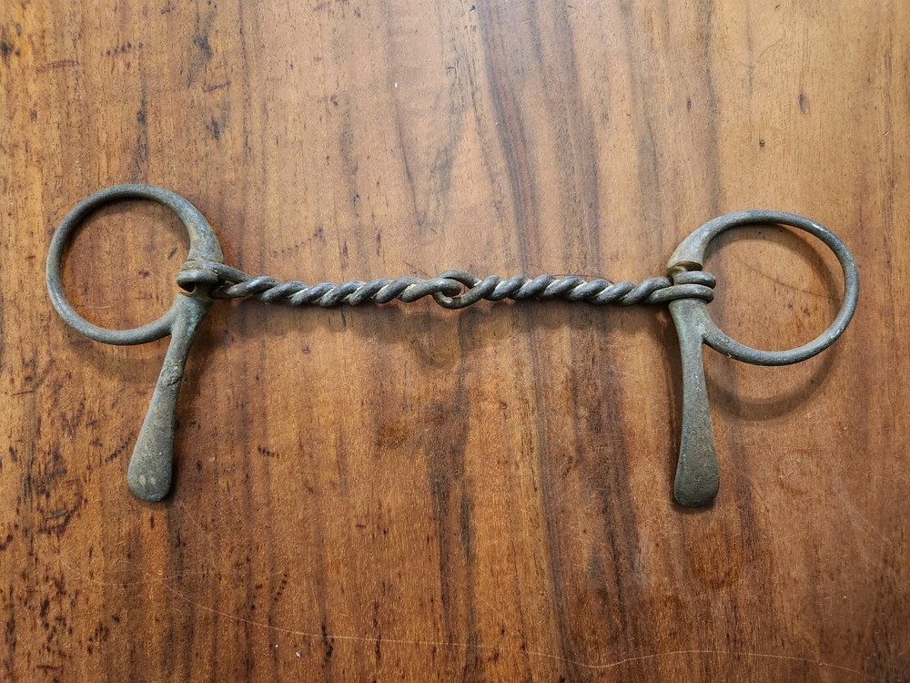Vintage Twisted Wire Snaffle Bit Horse Bit