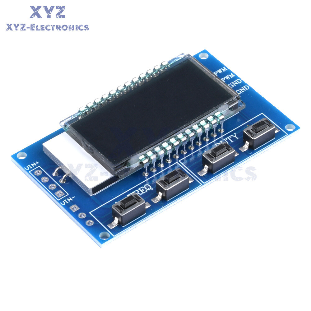 PWM Pulse Frequency Duty Cycle Square Wave Adjustable Module Signal Generator