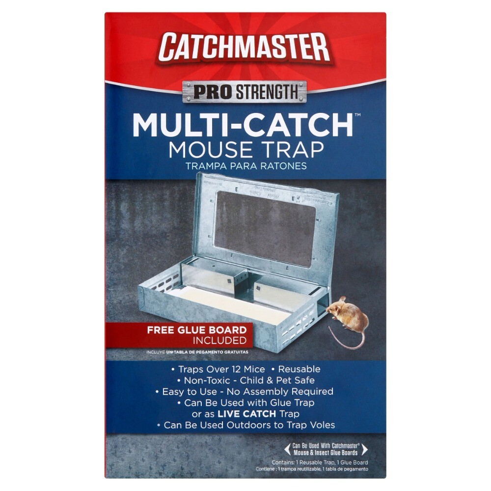 Home (2 pack) Catchmaster Reusable Solid Pro Series Multi-Catch Mouse Trap