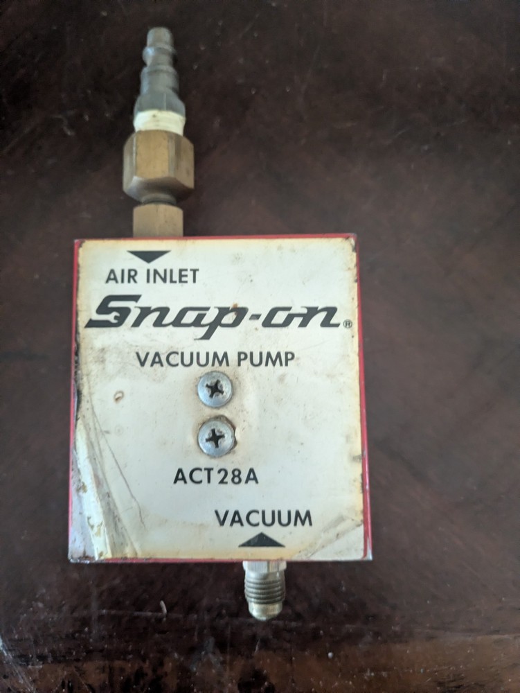 Snap-On Tools Vacuum Pump Untested