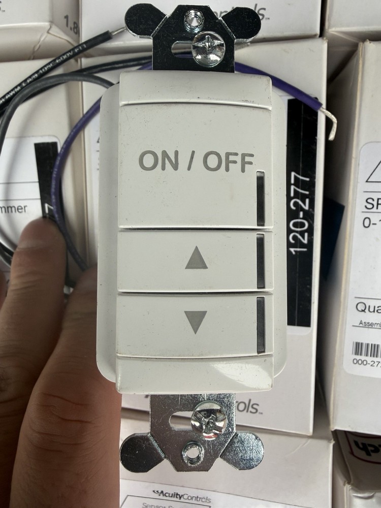 Sensor Switch SPODMRD WH 0-10V LED Dimmer Wall Switch Acuity Controls