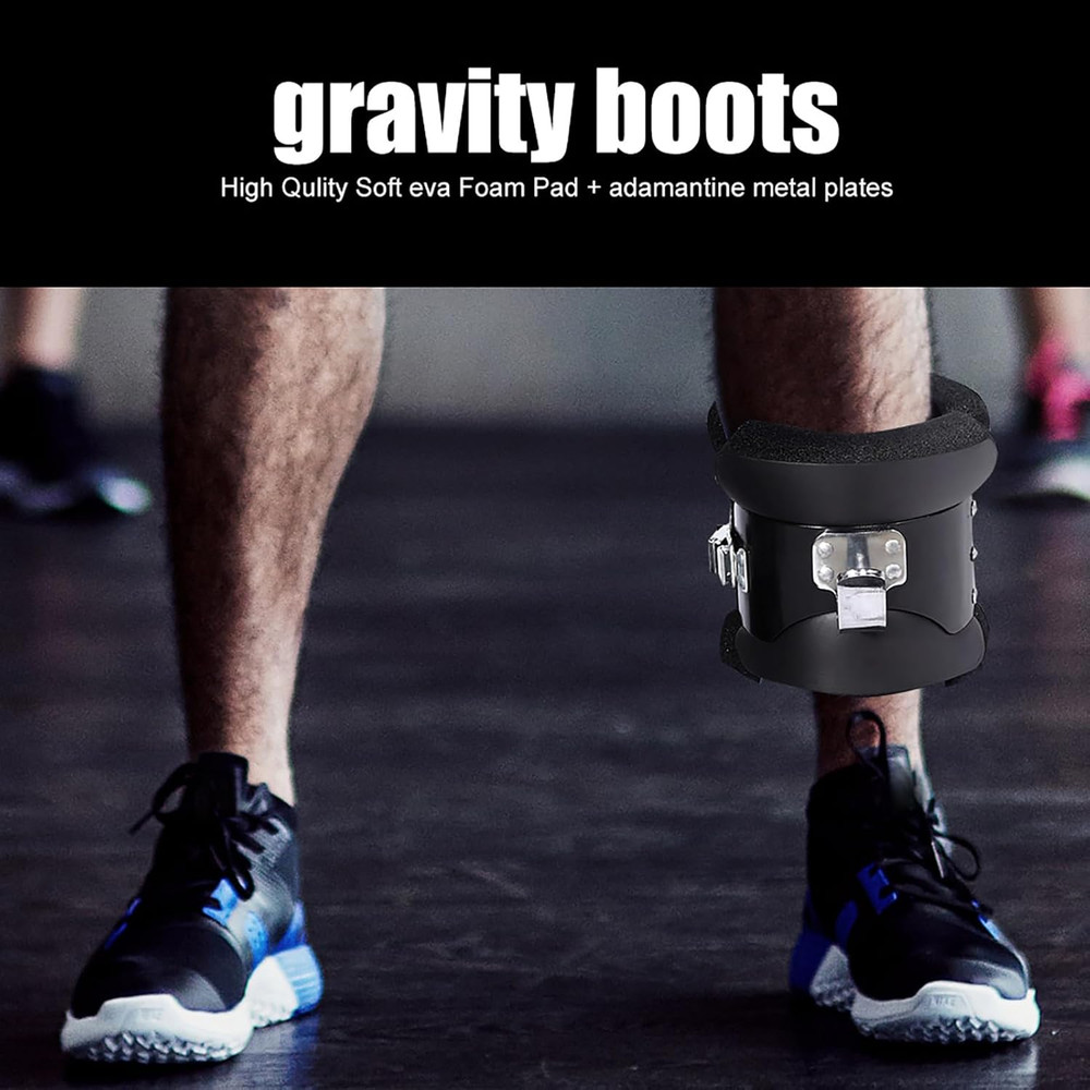 Inversion Boots, Gravity Training Boots with Comfortable Padded Sides & Sturdy H