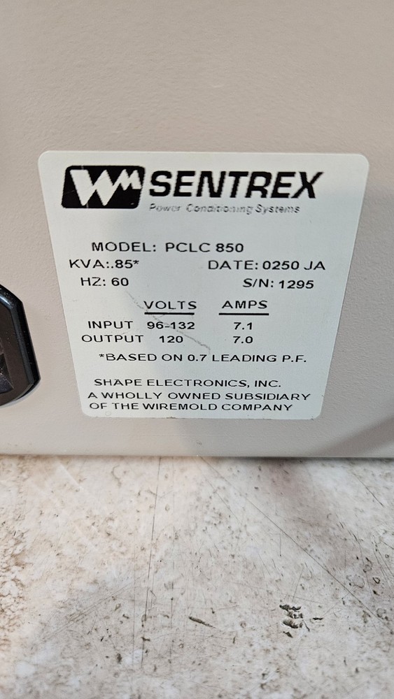 Sentrex Power Conditioning PCLC 850