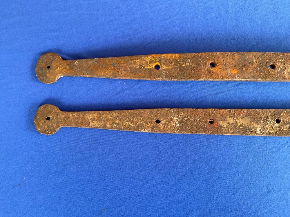 Antique Iron STRAP HINGES 25 1/2" long