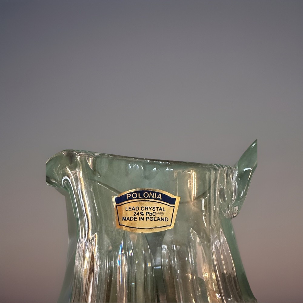 Lead Crystal Water Pitcher