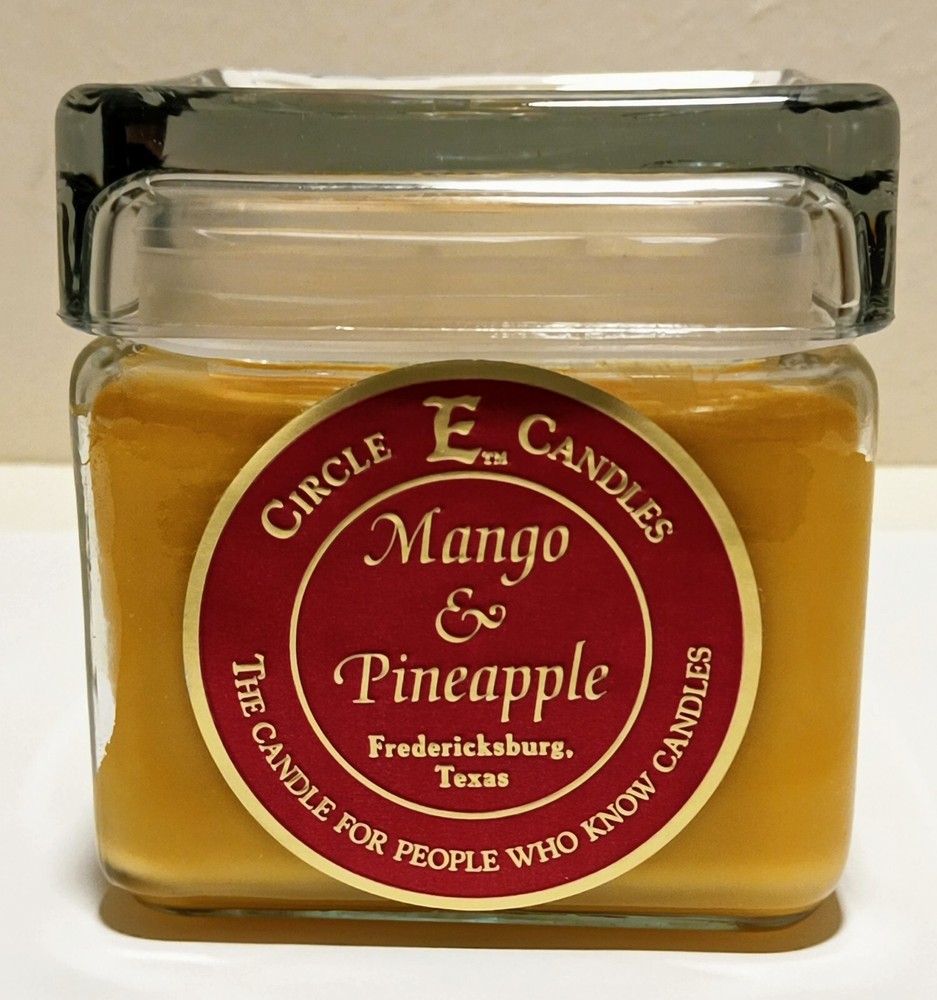 28oz Circle E Mango & Pineapple Candle 2 Wicks
