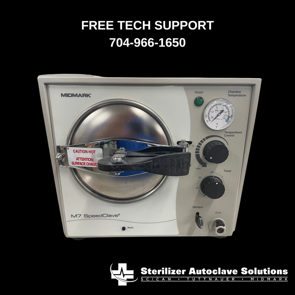 Midmark M7 Speedclave REFURBISHED - 1 YEAR WARRANTY