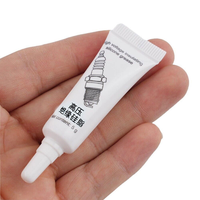 2Pcs Car Spark Plug Insulating Grease High Voltage Electrical Silicone Grease