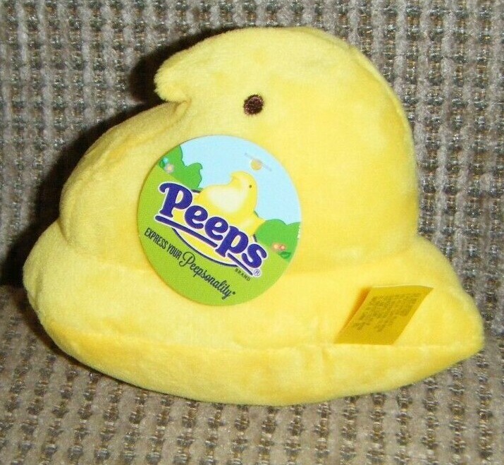 YELLOW CHICK PEEPS EASTER PLUSH Just Born Beanbag NWT