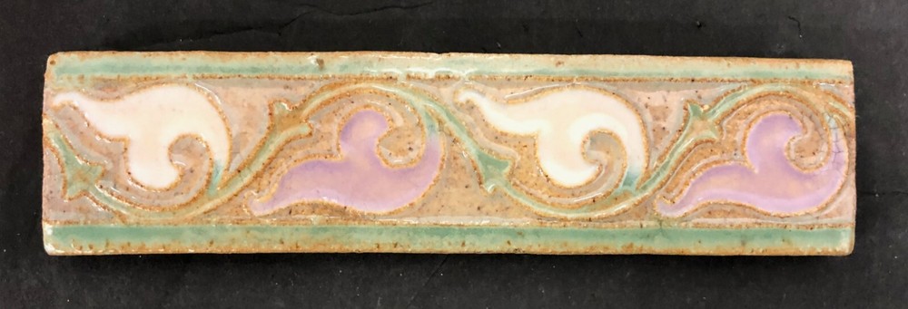 Vintage Border Tiles with Vine Pattern