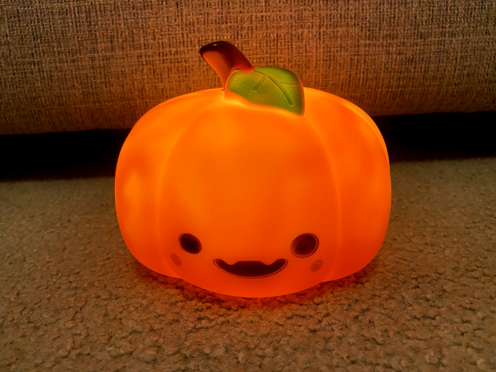 MIMICOCO PUMPKIN JACK MOODLIGHT HALLOWEEN NIGHT LIGHT BATTERY POWERED (NEW)