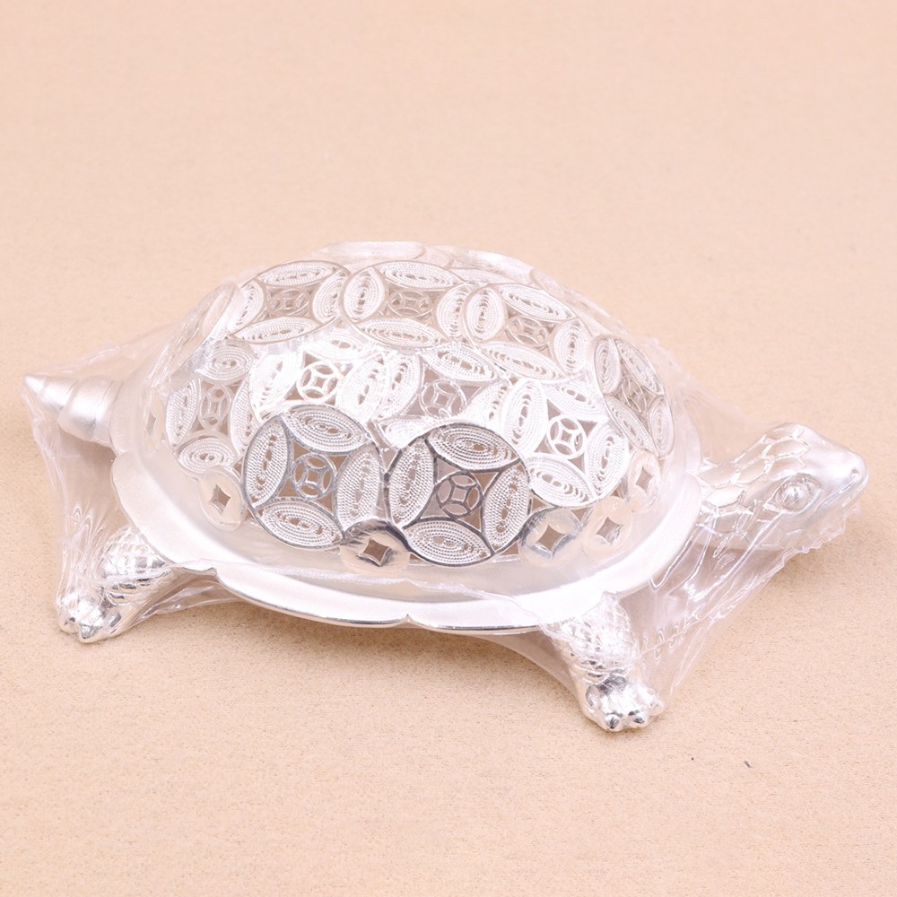 999 Pure Silver Tea Strainer Coin Turtle-Shaped Silver Tea Infuser Silver Filter