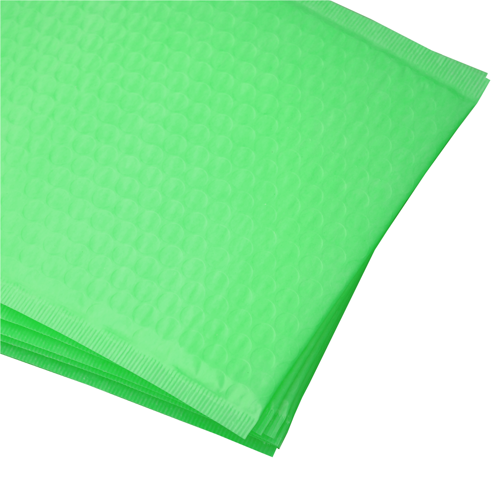AirnDefense 500 #0 6.5X10" Green Poly Bubble Mailers Shipping Padded Envelope