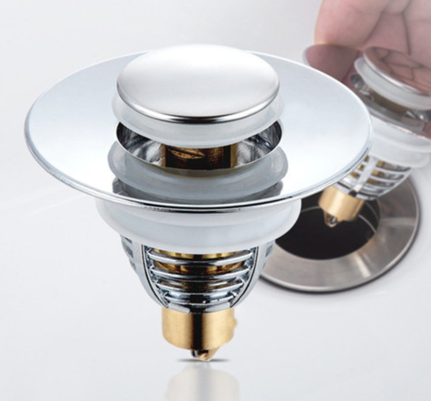Universal Drain Magic Sink Stopper - Instantly Replace Broken Stoppers