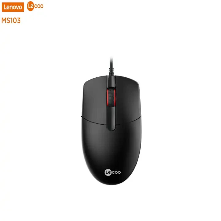 Lenovo Lecoo MS103 USB Wired Mouse 1000 DPI