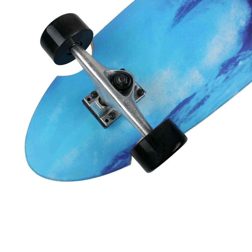 Krown Longboard Complete Kicktail Blue Wave 9" x 43"