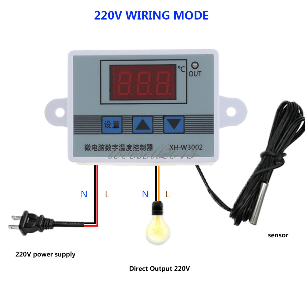 AC110V-220V XH-W3002 Digital LED Temperature Controller Microcomputer Thermostat