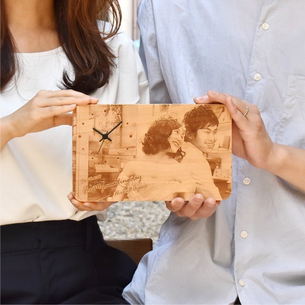 L Size Message Board Clock – Personalized Wedding Thank You Gift