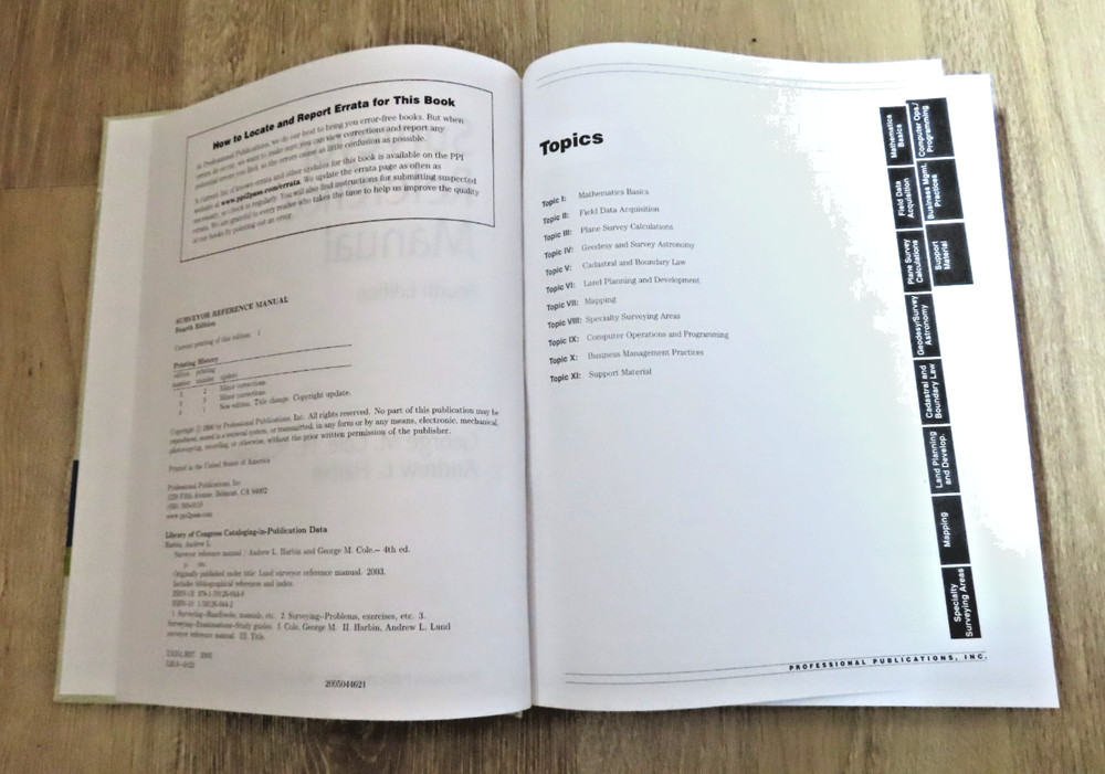 Surveyor Reference Manual 4th Edition by George Cole & Andrew Harbin