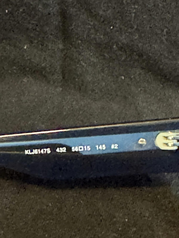 Karl Lagerfeld Jeans Blue Rectangular Sunglasses with Case