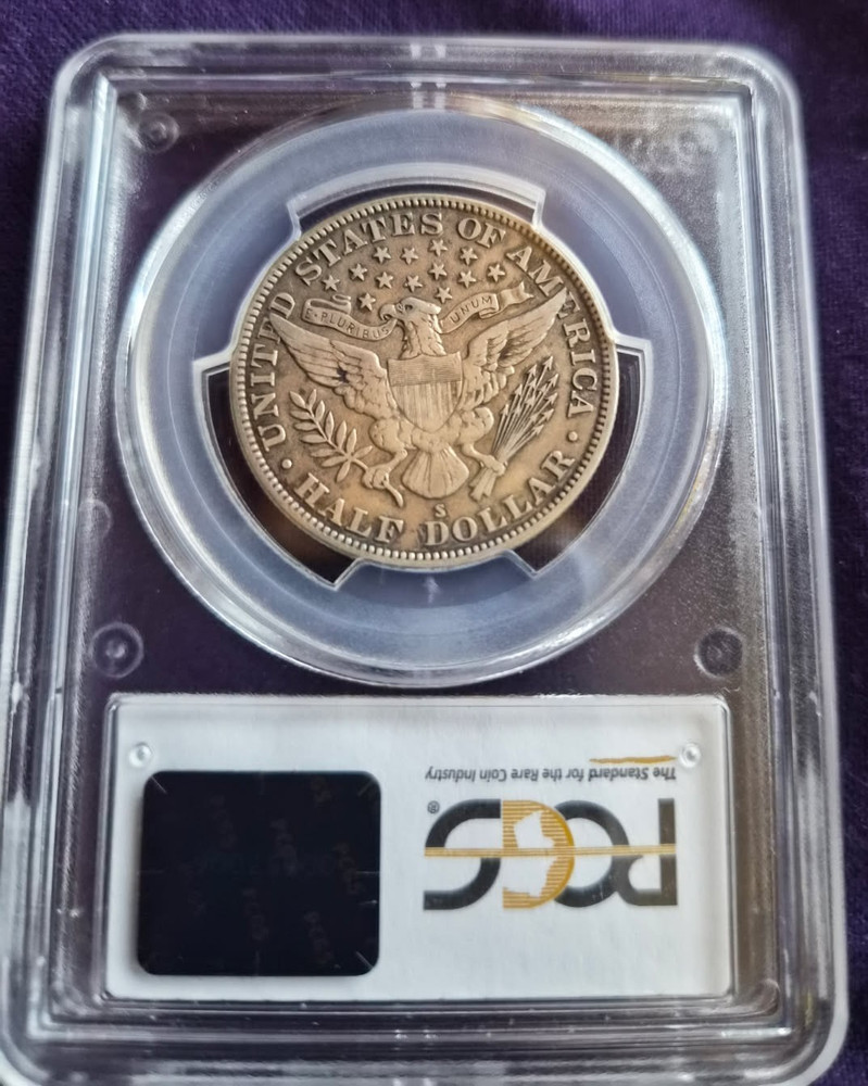 1914-S Barber Half Dollar, PCGS VF-35