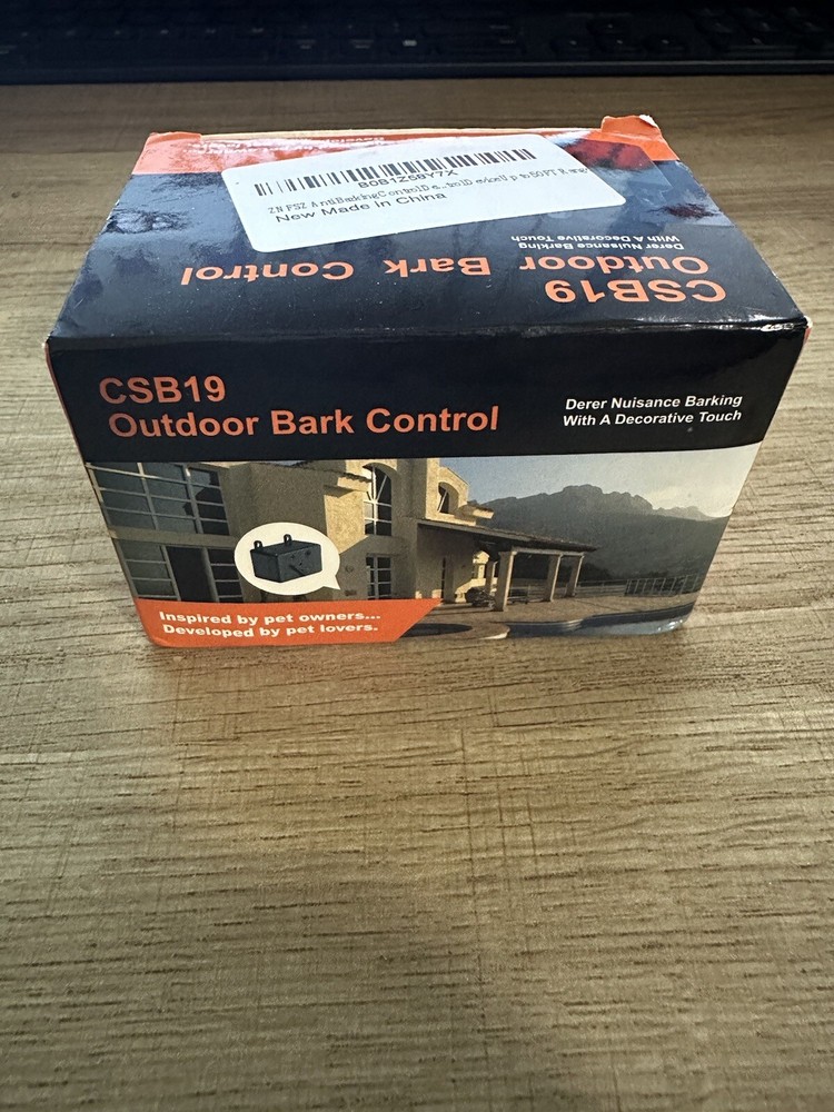 Outdoor Bark Control