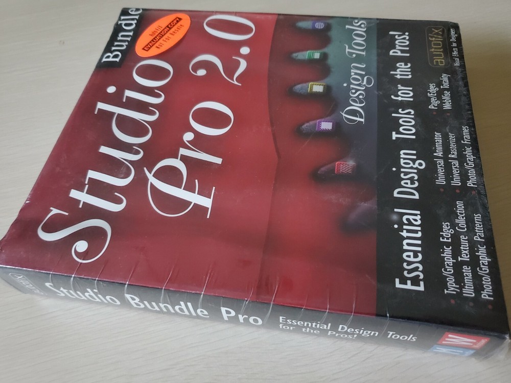 Studio Pro 2.0 Essential Design Tools for the Pros! Commuter Software SEALED BOX