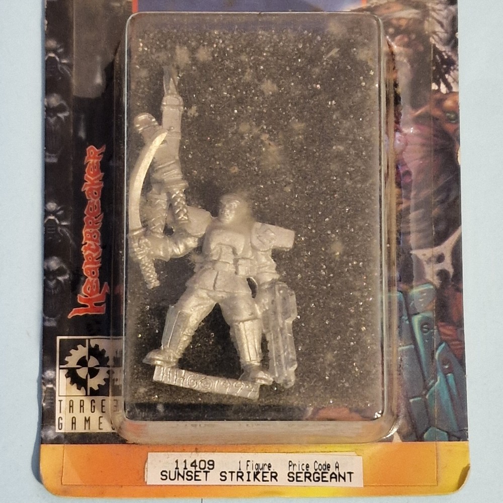 WARZONE SUNSET STRIKER SERGEANT 11409 Mutant Chronicles Miniature Sealed