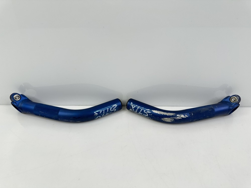 Vintage Control Tech Team Issue Control Stix Bar Ends Blue USA HTF