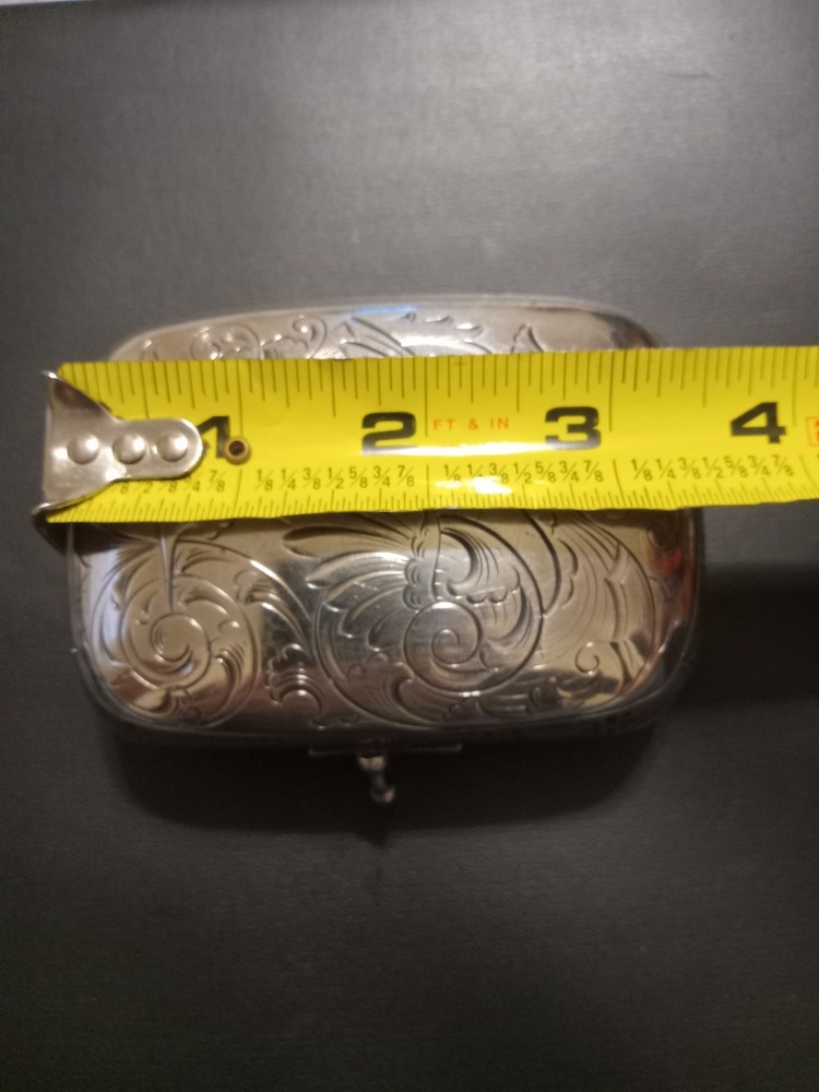 Antique Derby Silver Co Silverplated Soap Case