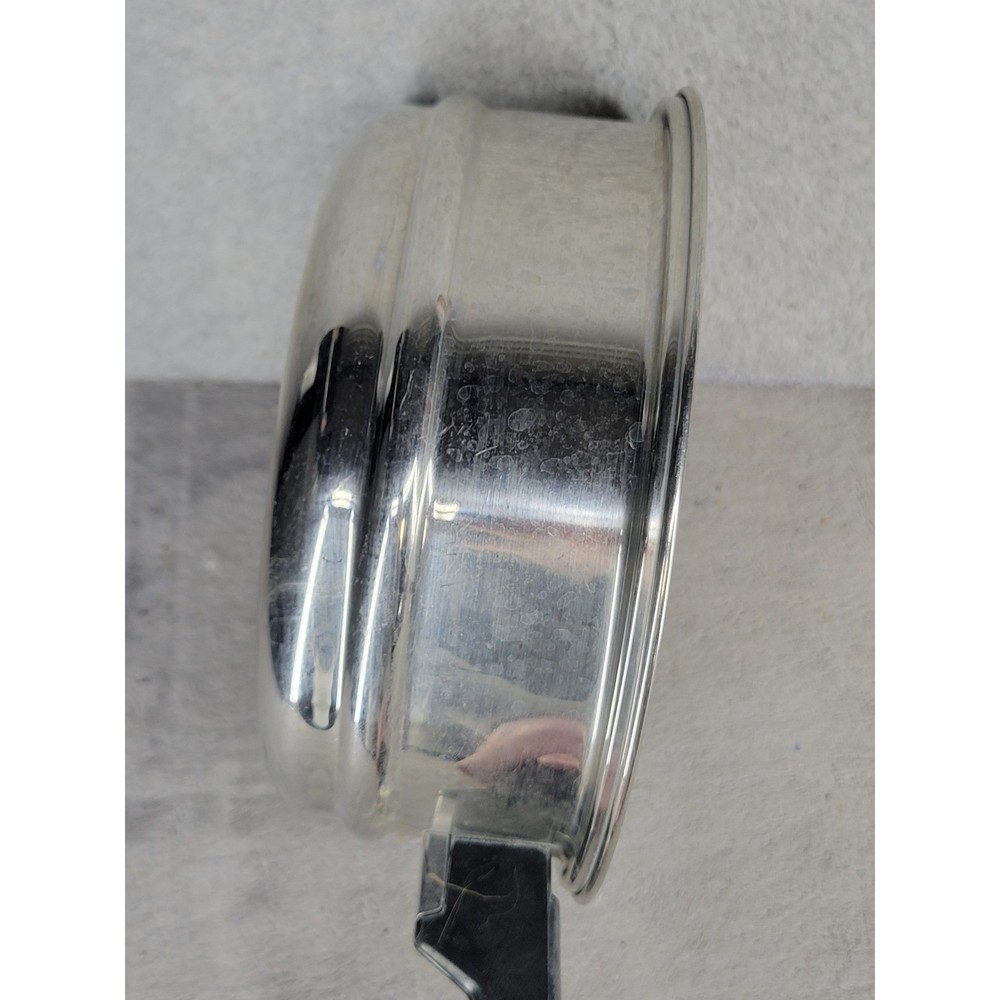 Stainless Steel Steamer Basket Insert with Handle for 8 Inch Pot Silver