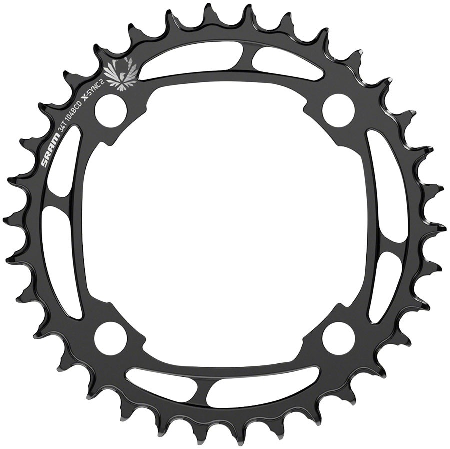 X-SYNC 2 Chainring - SRAM X-Sync 2 Steel Eagle Chainring - 34T, 104mm Bolt