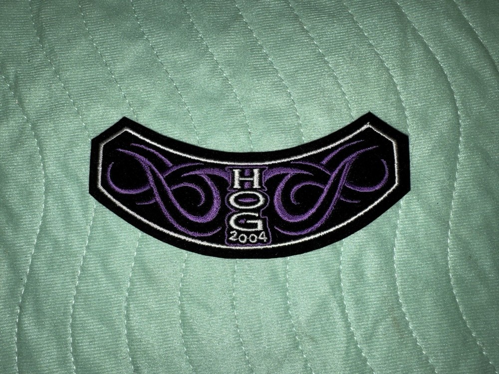 2004 HOG Harley Davidson Owners Group Vest - Jacket Rocker PATCH - NEW