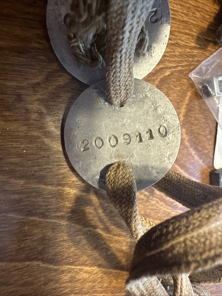 WWI USA. Dog Tags, Pair,